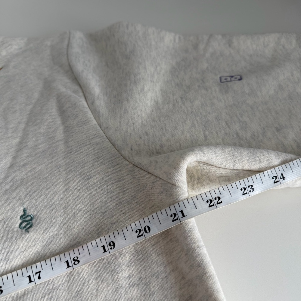 Mojo Provo Plush Embroidered Crewneck Sweatshirt Heather Gray Size M - Picture 8 of 10